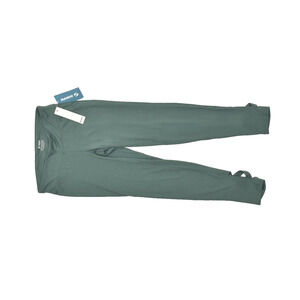 Soffe Girls Wrap Legging Activewear Crop Pants Moss Green Casual Athletic NEW